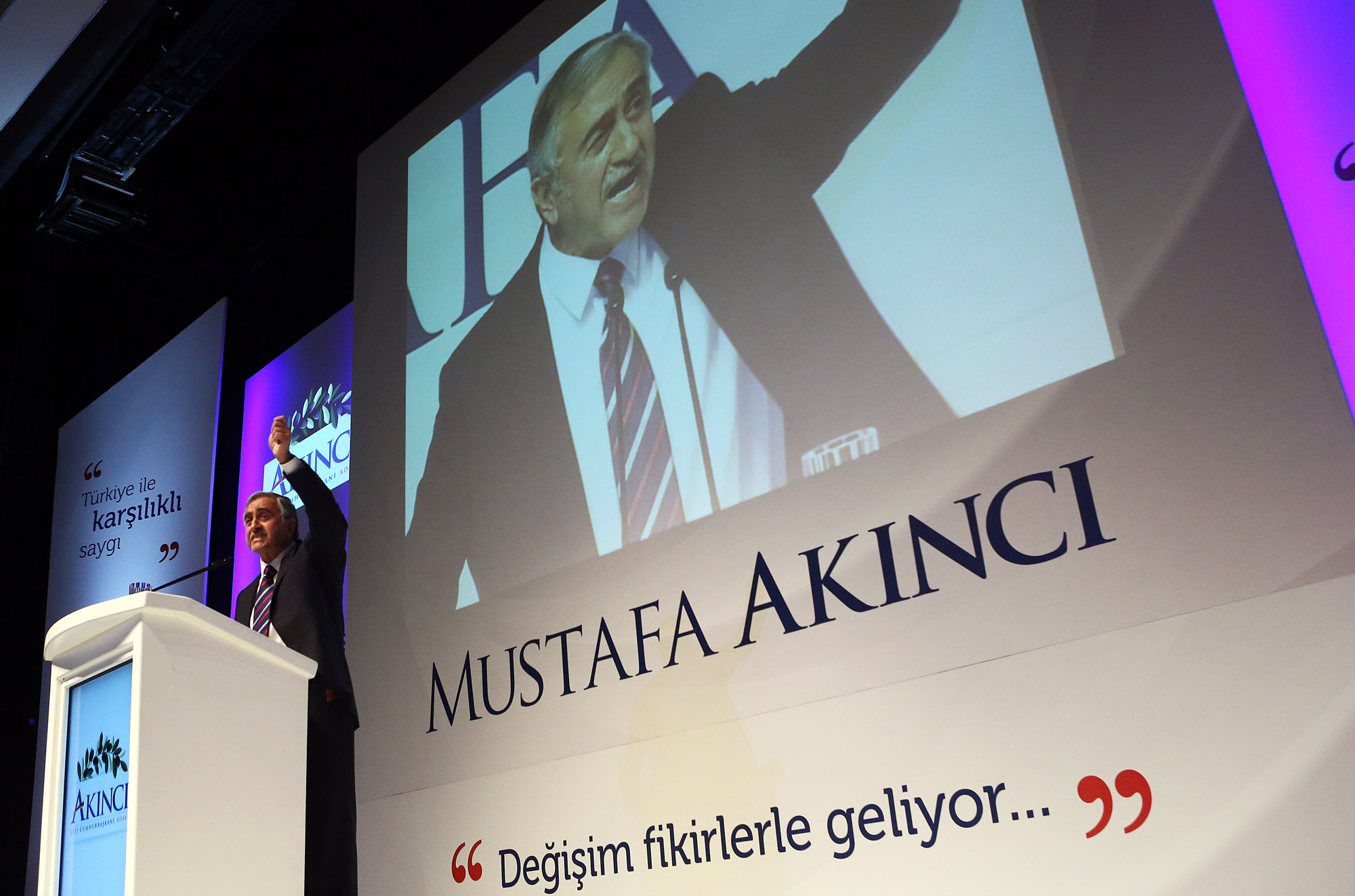 Mustafa Akıncı Cumhurbaşkanlığı Rotası