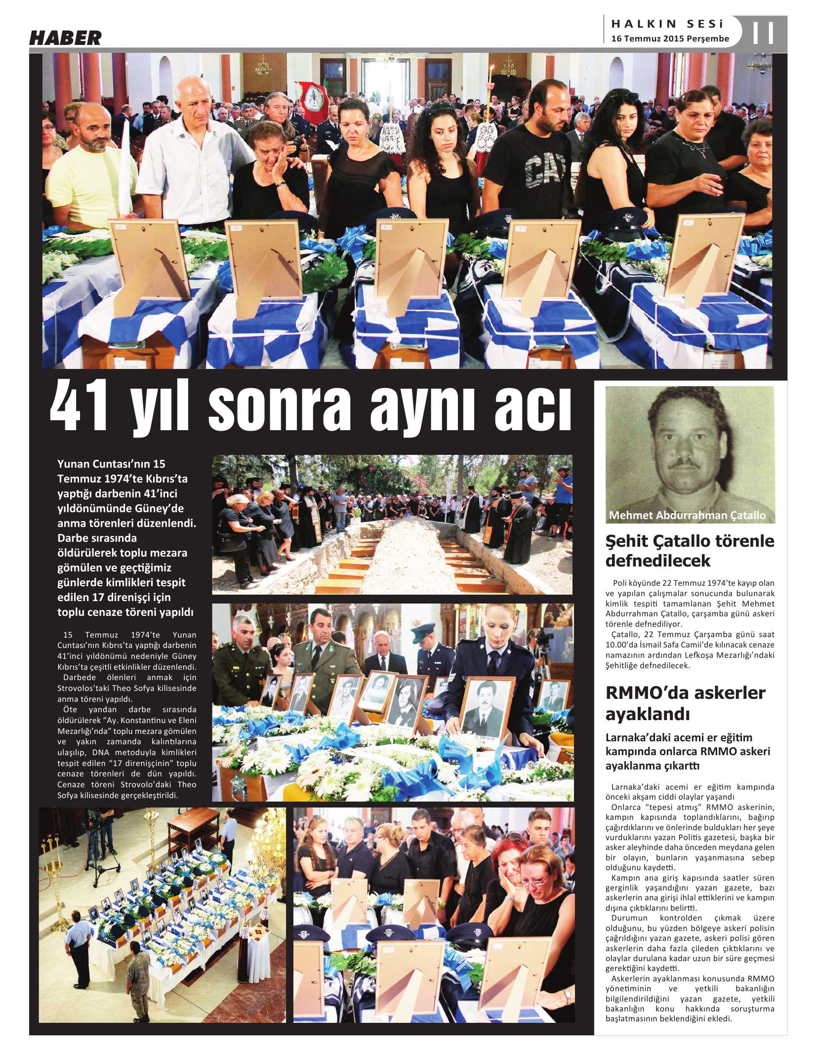 31 Temmuz 2015 Tarihli Gazetemiz