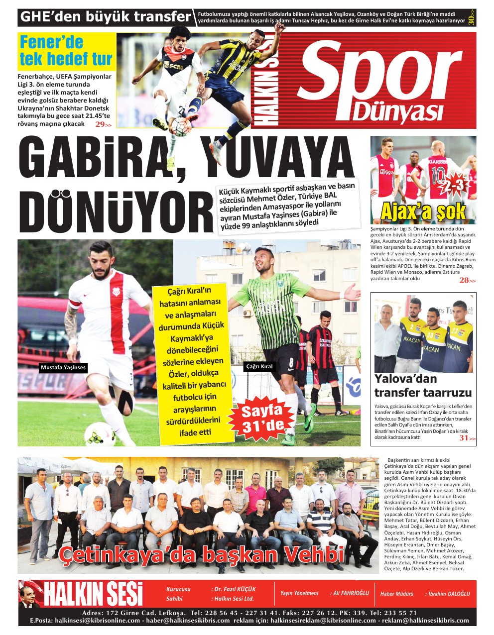 05.08.2015 ÇARŞAMBA