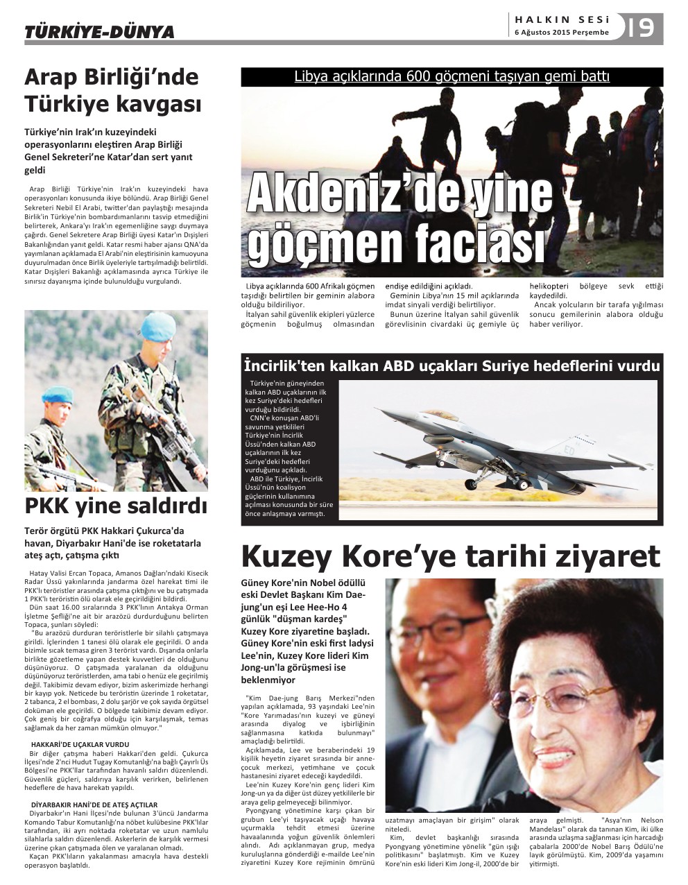 06.08.2015 PERŞEMBE