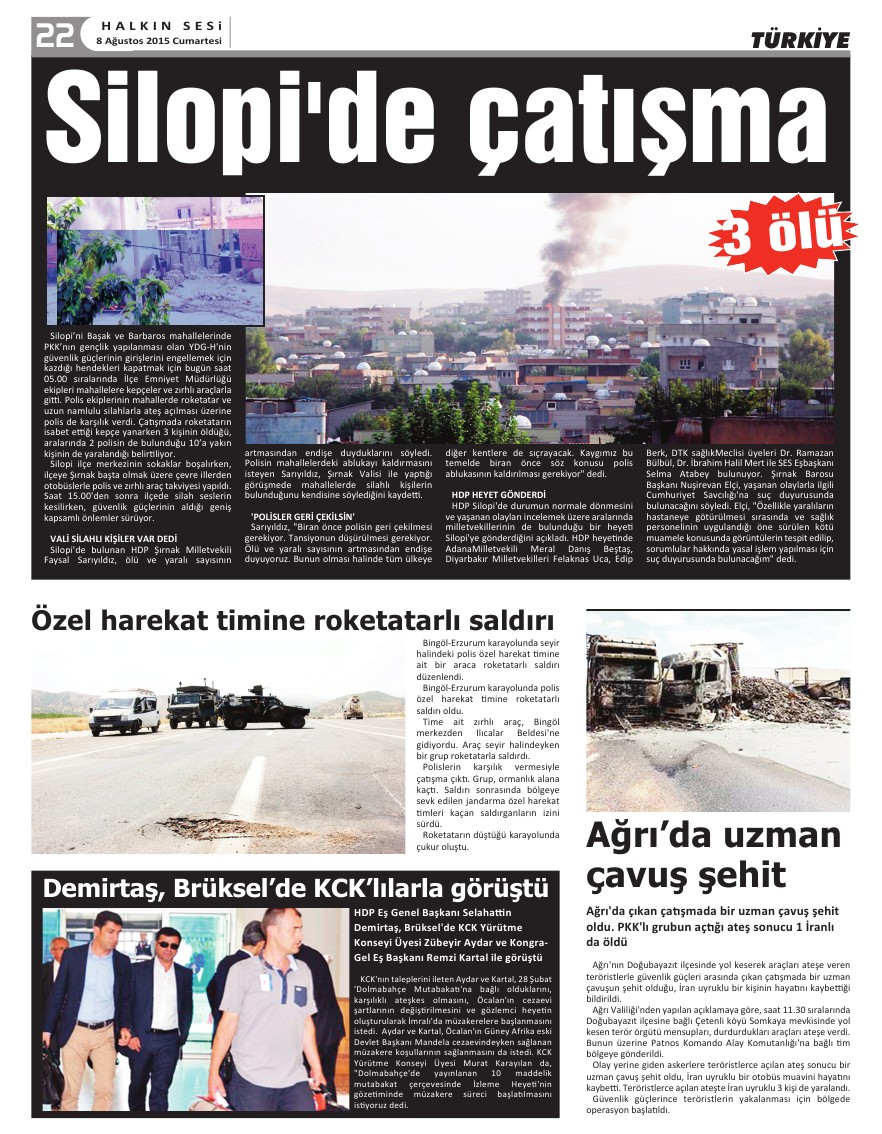 08.08.2015 CUMARTESİ