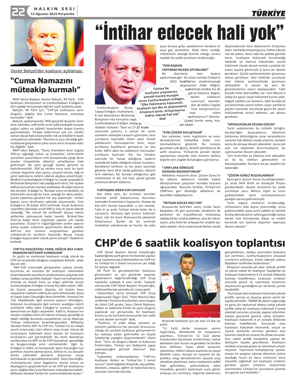 13.08.2015 PERŞEMBE