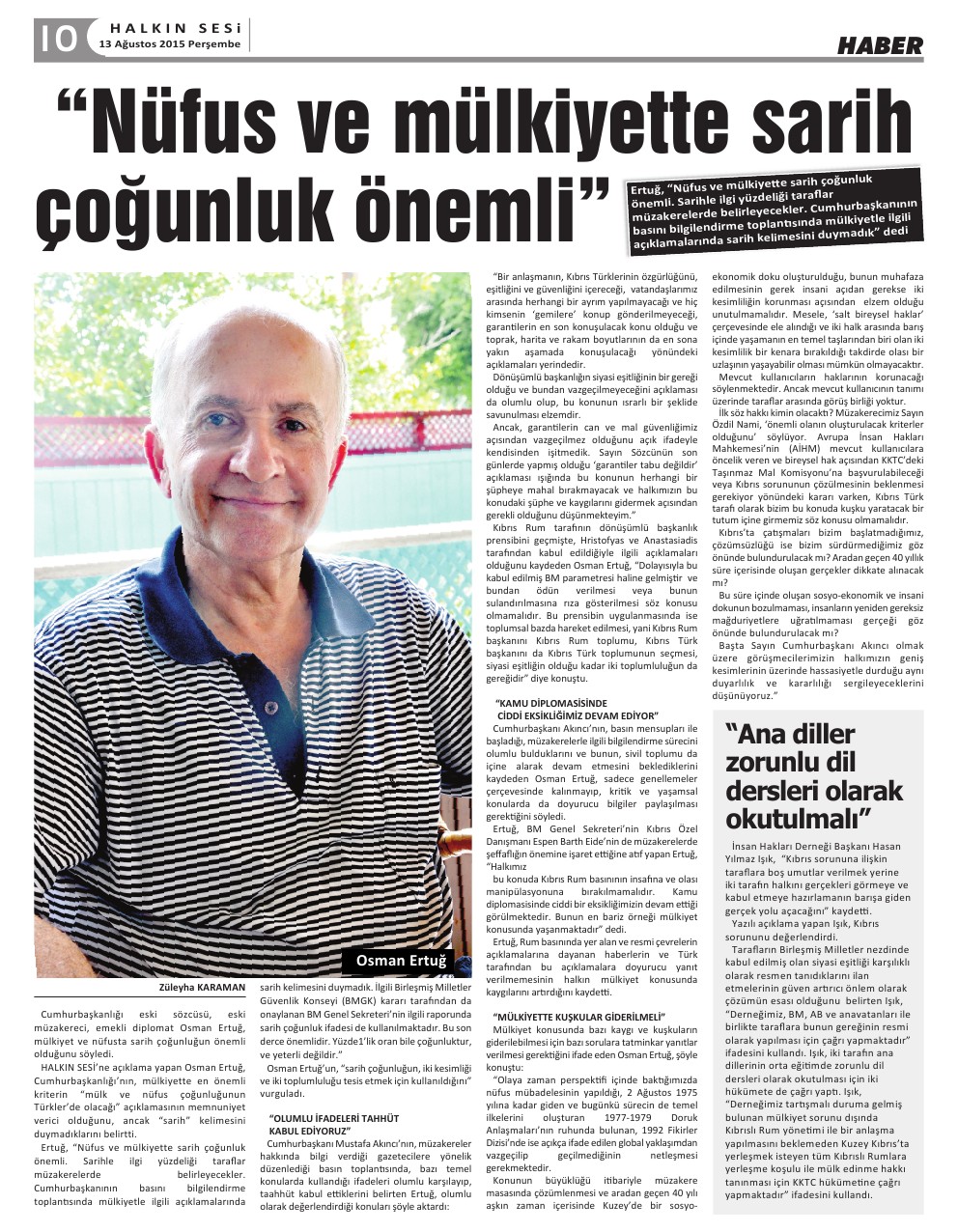 13.08.2015 PERŞEMBE