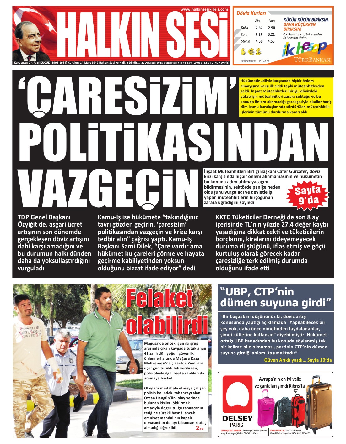 22.08.2015 CUMARTESİ