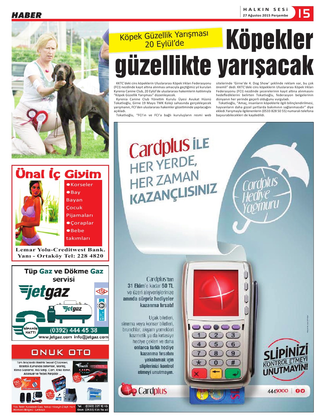 27.08.2015 PERŞEMBE