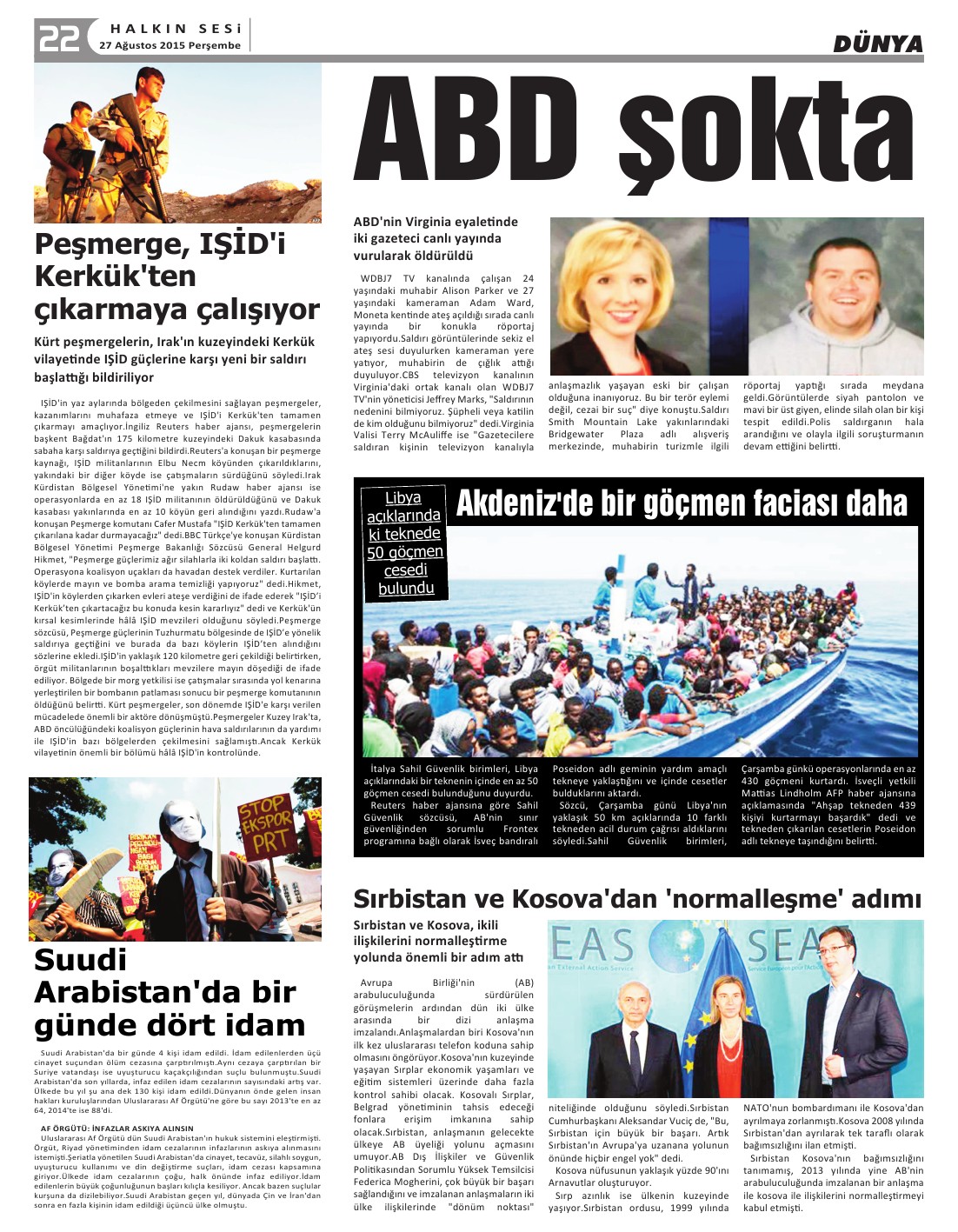 27.08.2015 PERŞEMBE