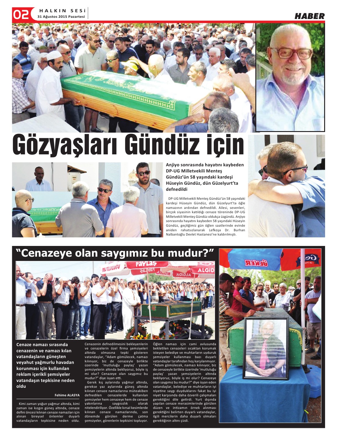 31.08.2015 PAZARTESİ