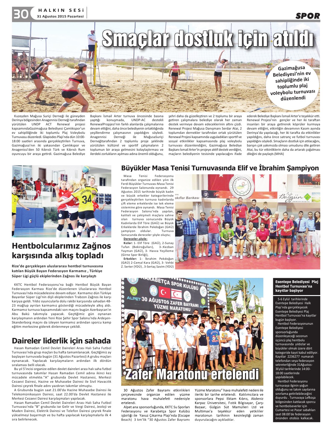 31.08.2015 PAZARTESİ