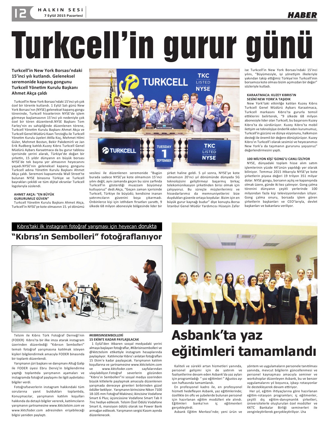 07.09.2015 PAZARTESİ