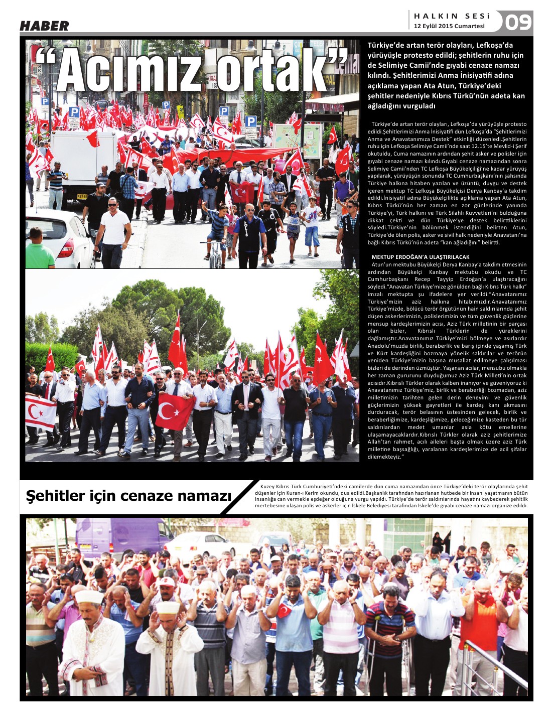 12.09.2015 CUMARTESİ