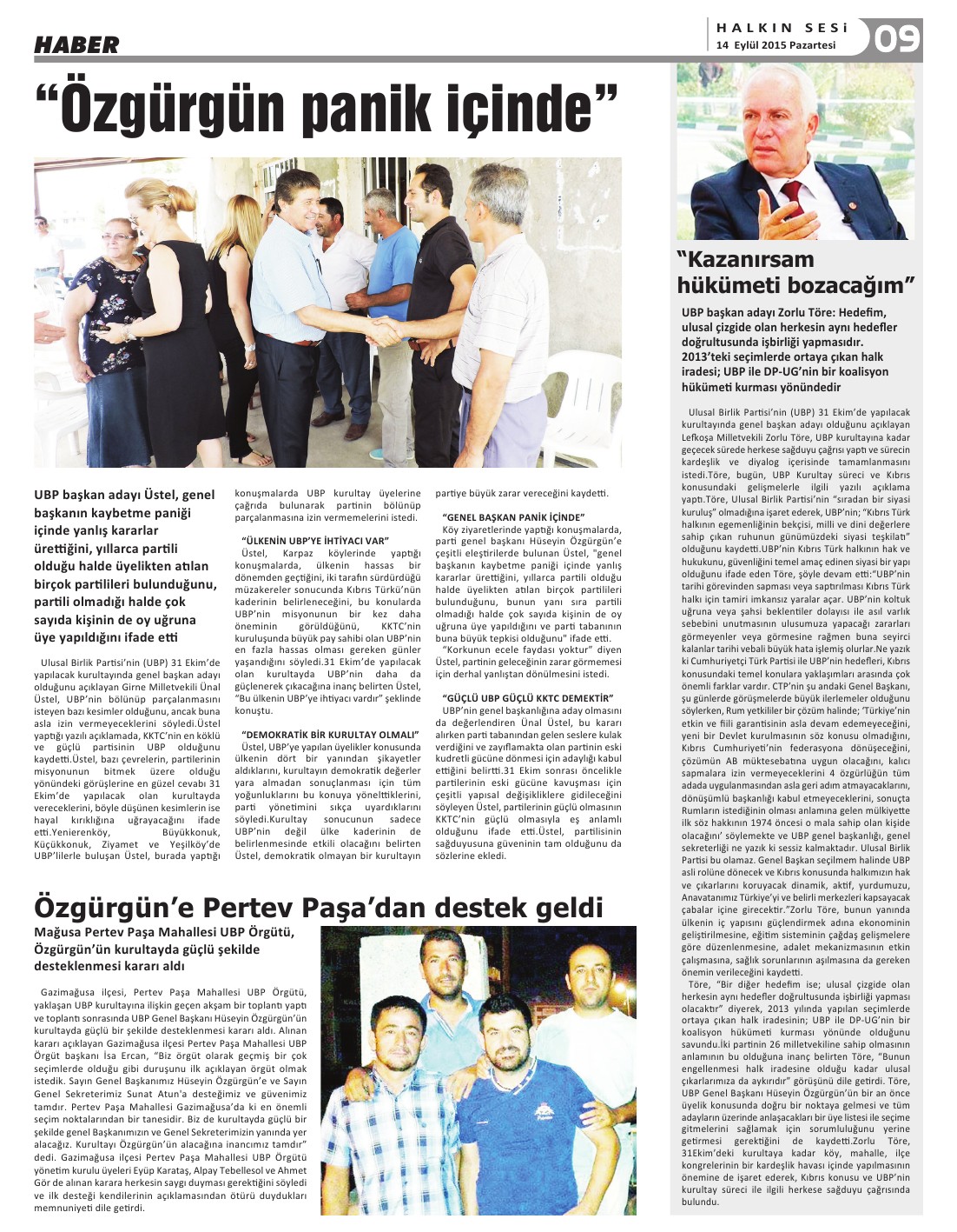 14.09.2015 PAZARTESİ