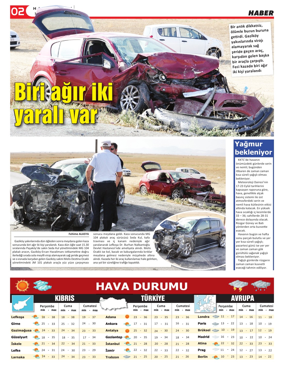 17.09.2015 PERŞEMBE