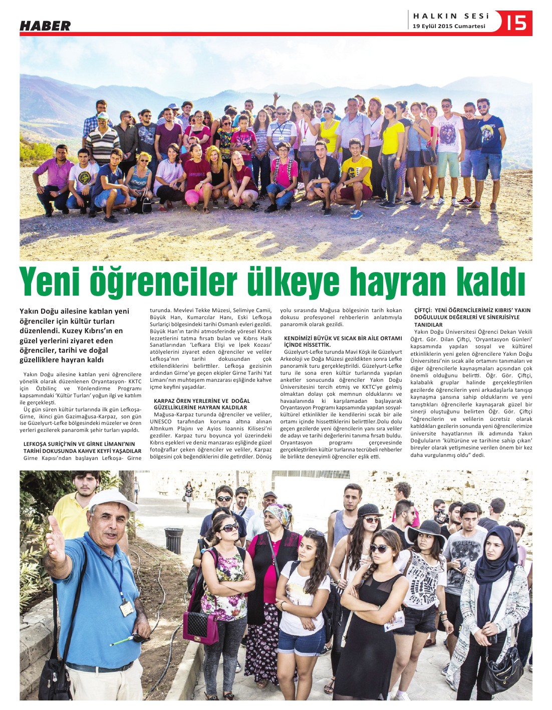 19.09.2015 CUMARTESİ