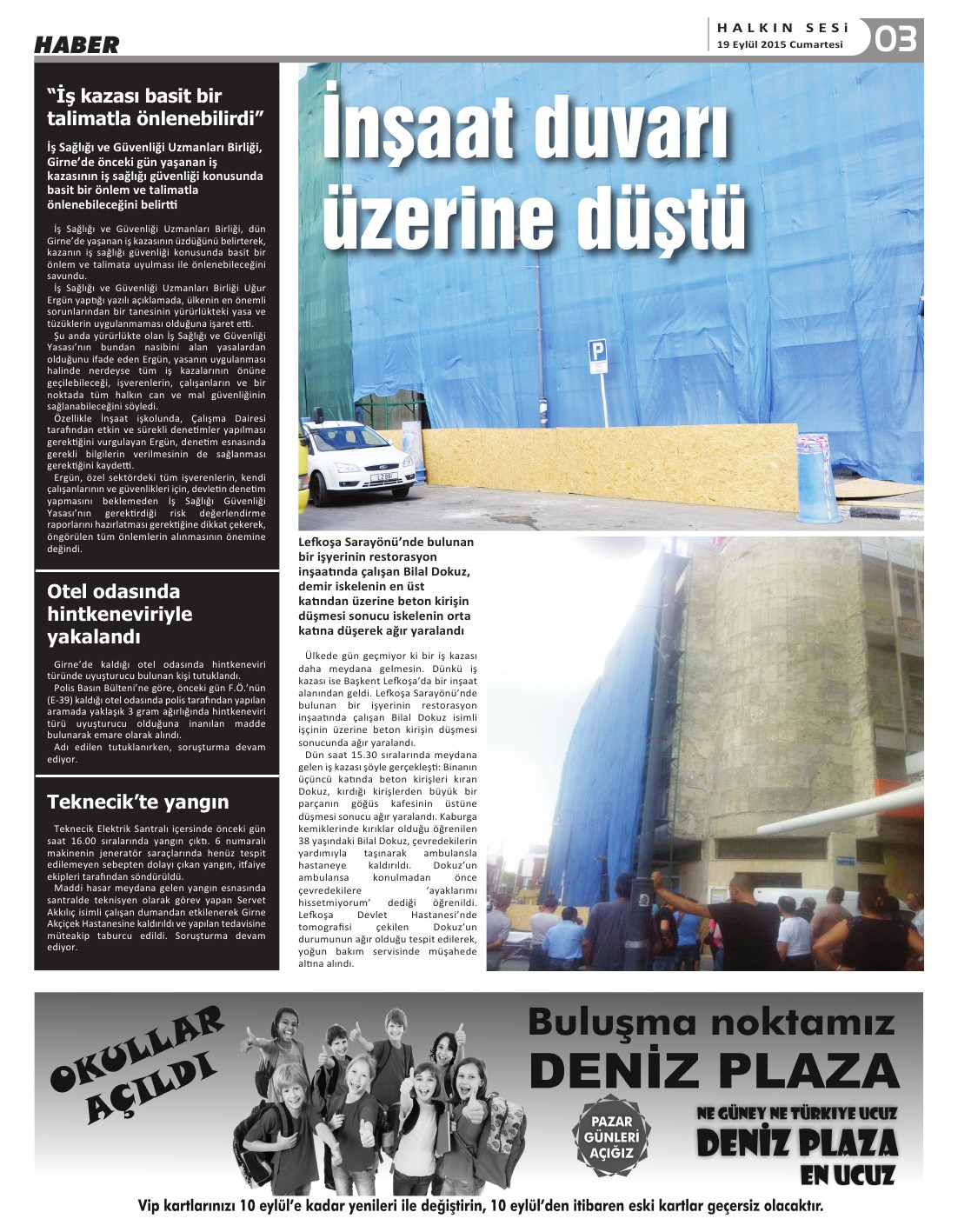 19.09.2015 CUMARTESİ