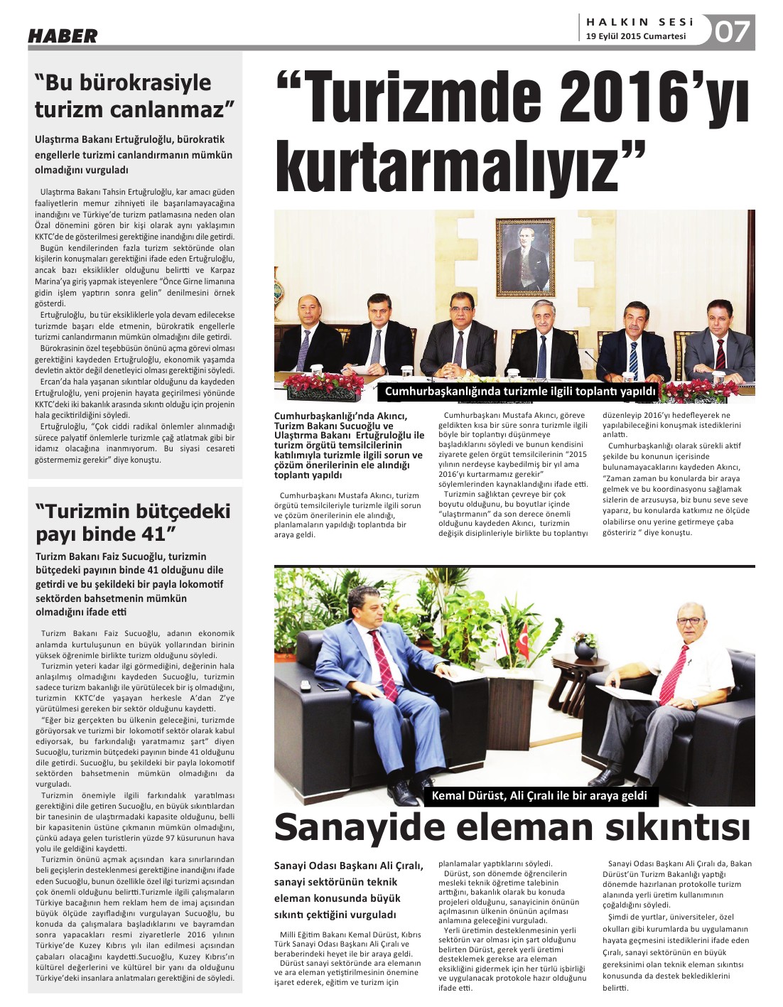 19.09.2015 CUMARTESİ