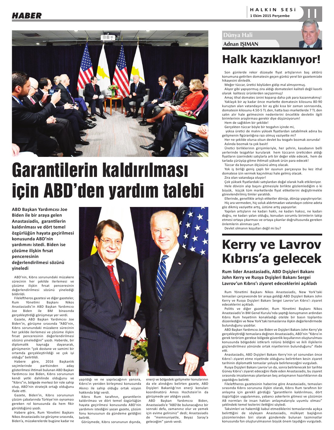 01.10.2015 PERŞEMBE