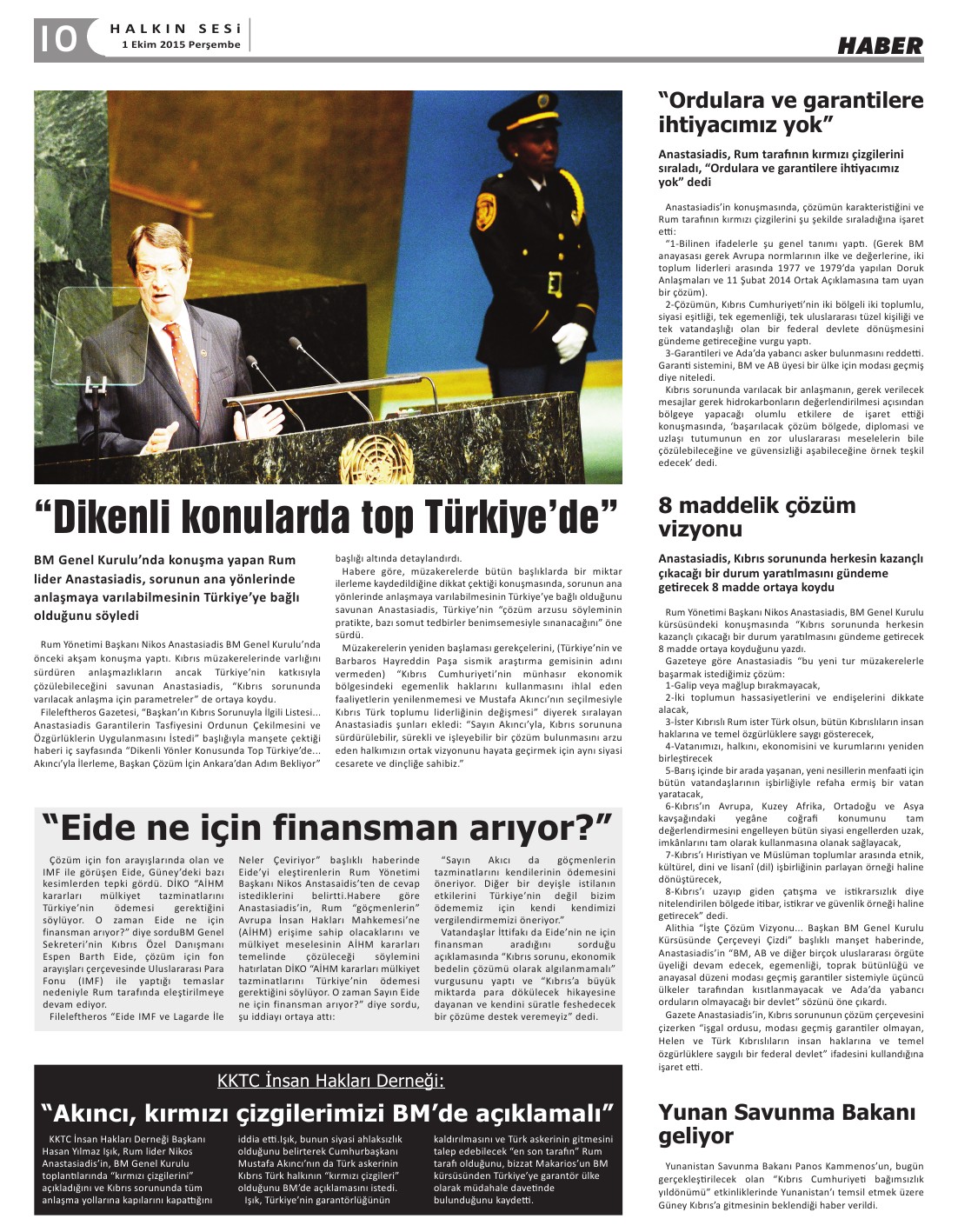 01.10.2015 PERŞEMBE