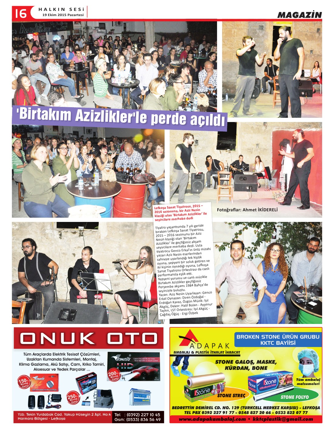 19.10.2015 PAZARTESİ