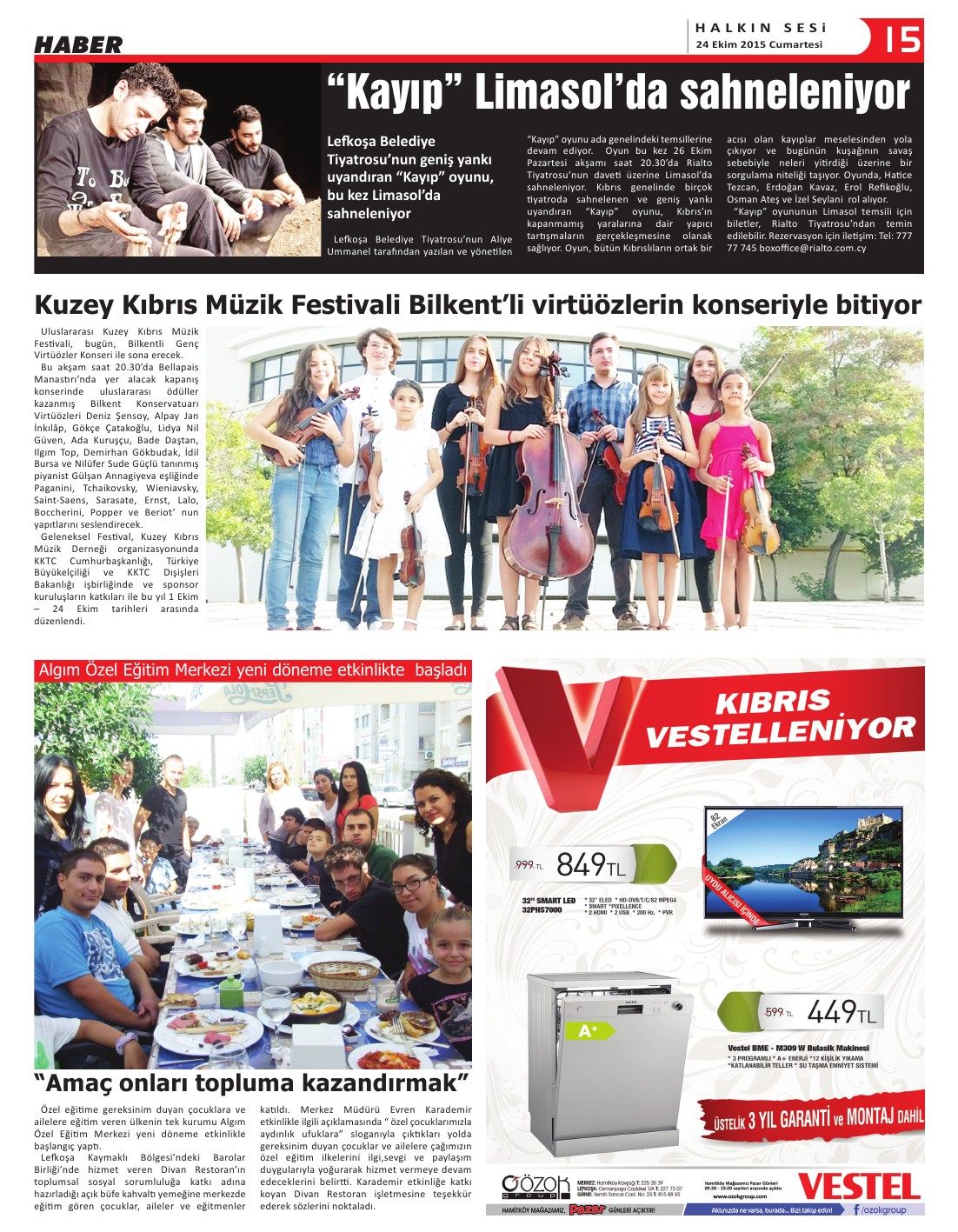 24.10.2015 CUMARTESİ