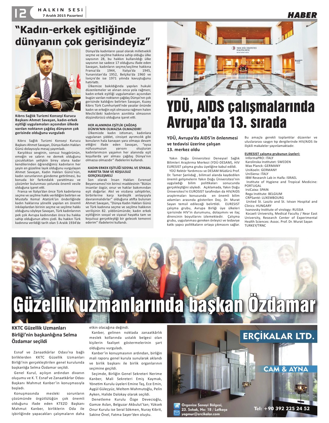 07.12.2015 PAZARTESİ