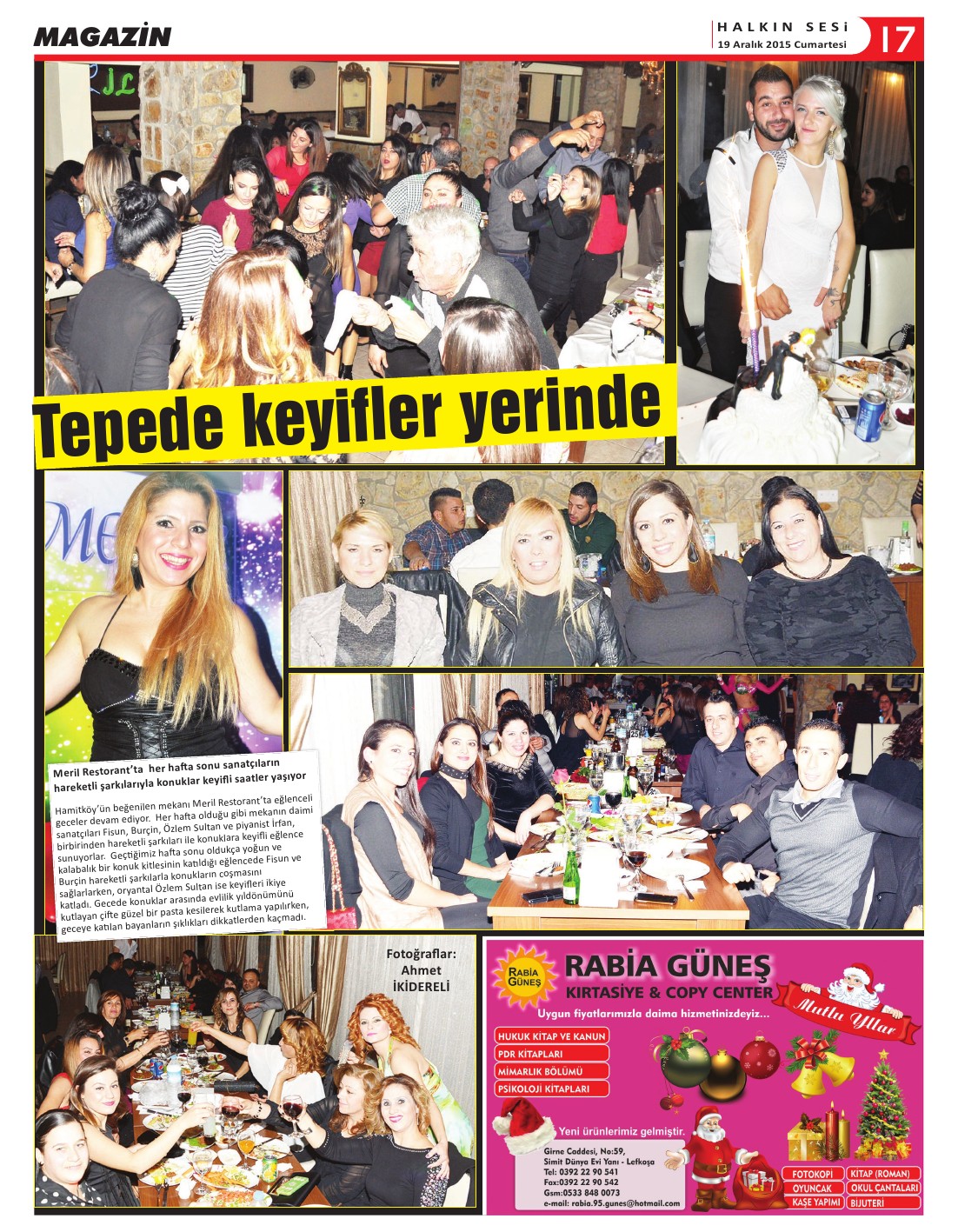 19.12.2015 CUMARTESİ