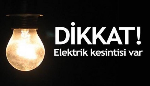 Lefke'de yarın 8 saat elektrik yok