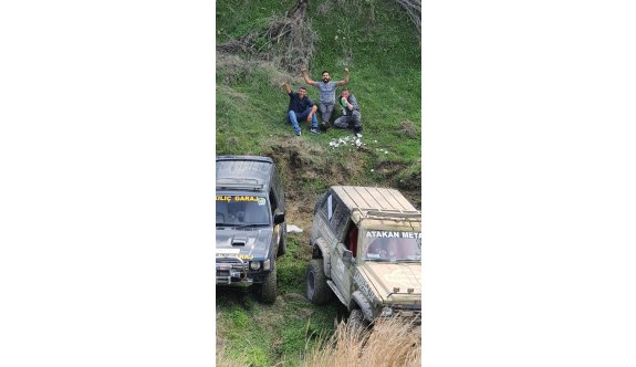 Doğacı Offroadçuların doğada adrenalinli gün