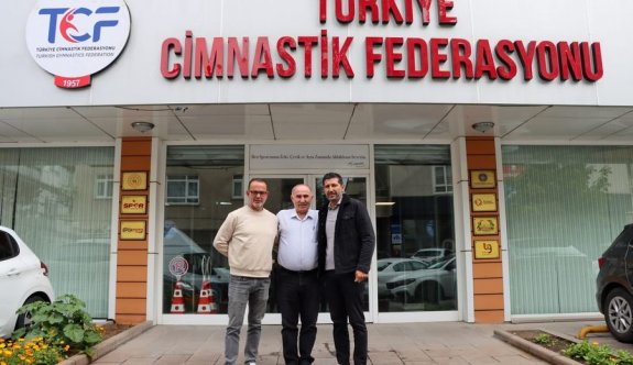 Cimnastik Federasyonu heyetimiz, Ankara’da temaslarda bulundu