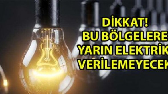 Girne’de yarın elektrik kesintisi yapılacak