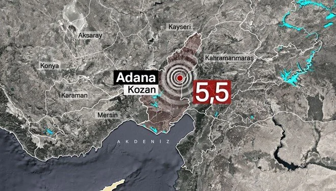 Adana’da deprem paniği