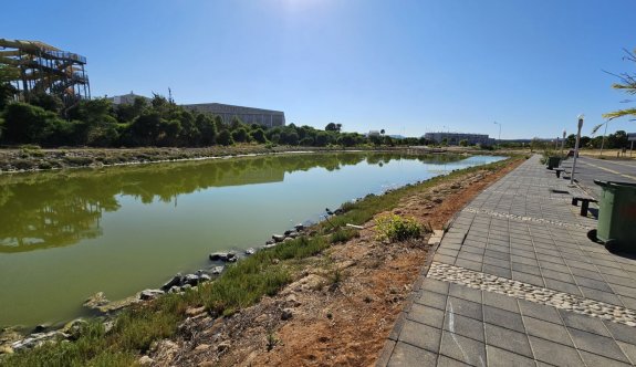 Bafra Turizm Bölgesi'ndeki Lagünün Kalıcı Rehabilitasyonu Devam Ediyor.