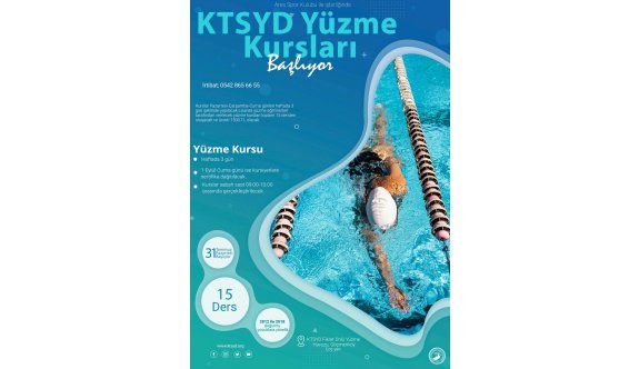 KTSYD ‘Yüzme Kursları’ organize ediyor