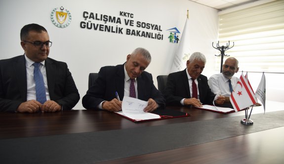 Çalışma ve Sosyal Güvenlik Bakanlığı ve Kıbrıs Türk Belediyeler Birliği arasında işbirliği protokolü imzalandı