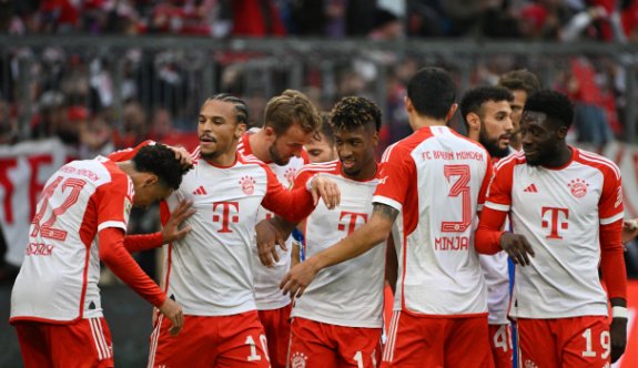 Bayern Münih gol oldu yağdı