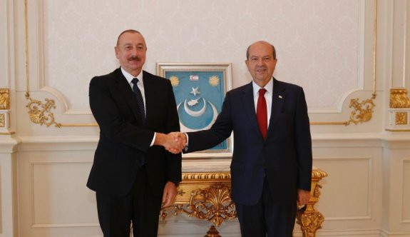 Cumhurbaşkanı Tatar, Azerbaycan Cumhurbaşkanı İlham Aliyev ile görüştü