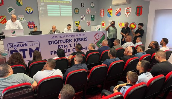 Digiturk Kıbrıs BTM 1.Lig fikstürü çekildi