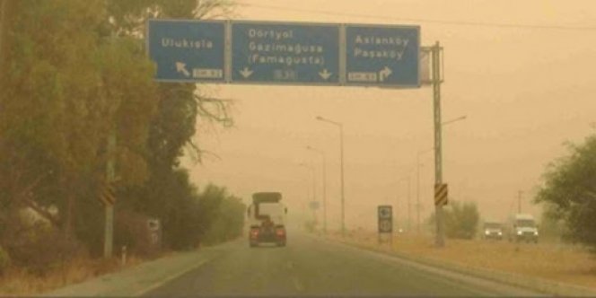 Kuzey Afrika’dan toz geldi....Tozlu hava perşembeye kadar etkili olacak