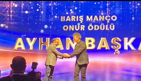 Ayhan Başkal'a Barış Manço Onur Ödülü