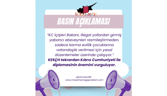 Karma Evlilik Sorunu Çözüm Harekatından basın açıklaması