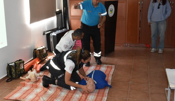 Girne zabıta birimleri ilk yardım eğitimlerini tamamladı