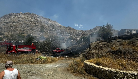 Bağlıköy'de yangın: 2 yaralı