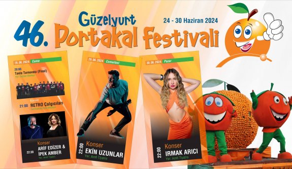 Güzelyurt Portakal Festivali  başlıyor