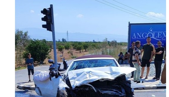 Lefke-Güzelyurt trafik ışıklarında feci kaza: 1 ölü