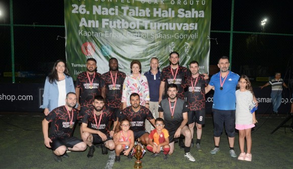 26. Naci Talat Halı Saha Anı Futbol Turnuvası şampiyonu Erdem Torna