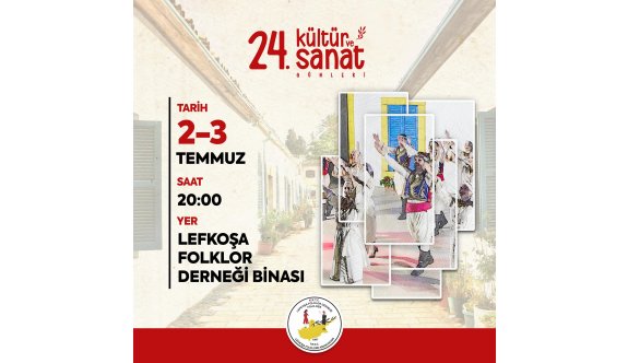 Folk-Der 24. Kültür ve Sanat Günleri yarın ve çarşamba günü yapılıyor