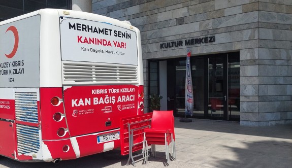 Girne'de kan bağışı kampanyası...