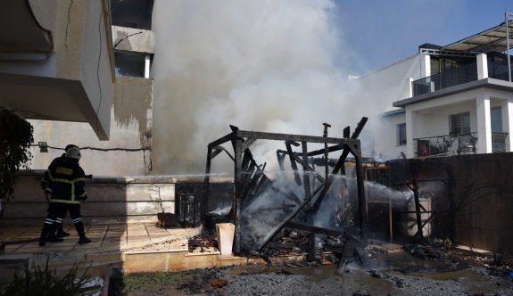 Hamitköy’de çıkan yangın hasara neden oldu