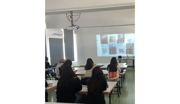 LAÜ Mimarlık Fakültesi’nde ‘İç Mekan Tasarımında Kullanıcı Analizi’ isimli seminer düzenlendi