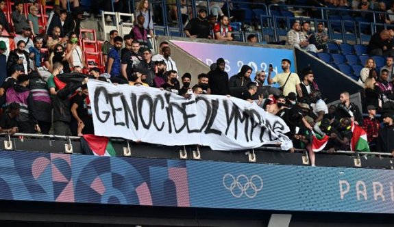 Paris 2024'te İsrail'e protesto