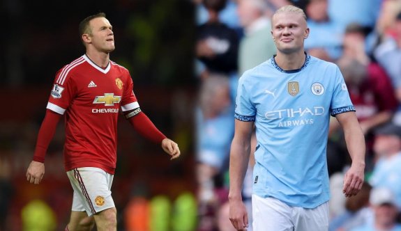 Haaland, Rooney’i yakaladı